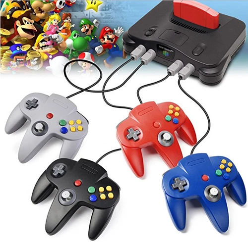 N64 Controller, Upgraded Joystick Classic Wired Controller Compatible with N64 - Picture 1 of 50