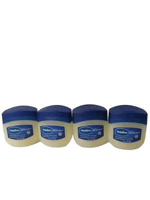 VASELINE 3.75 oz Skin Protective 100% White Petroleum Healing Jelly ( Pack Of 4)