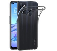 For OPPO A77 A54s Reno2 Z A9 A5 2020 A15 Case A53 Clear TPU Gel Silicon Cover