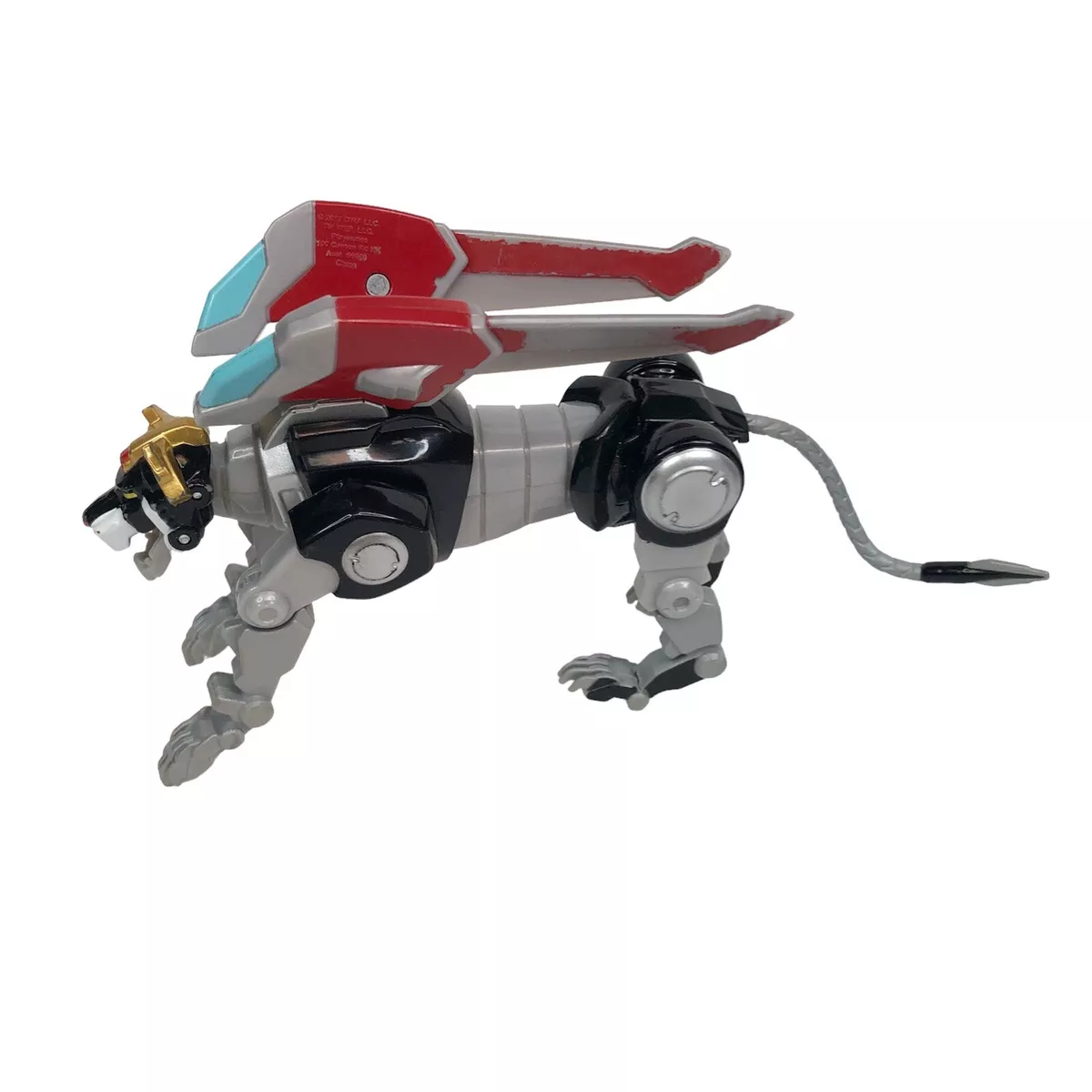 Voltron Legendary Defender Black Lion Basic Figure Plastic Wings