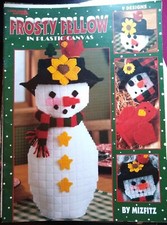 Leisure Arts  1853  Plastic Canvas  Frosty Fellow in Plastic Canvas Leaflet