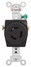 Arrow Hart 7582, Locking Receptacle, 125/250 VAC, 10/15 A, 3P 3W, Non-NEMA, 1pc