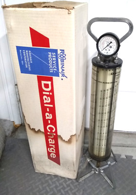 Robinair Dial a Charge Charging Cylinder R-12 R-22 R-114 Looks In Good Shape !!
