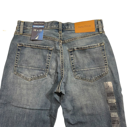 Neu mit Etikett Nautica Vintage gerade Passform Stretch Denim Herrenjeans 5 Farben alle Größen - Bild 34 von 75