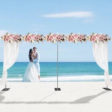 Silver Backdrop Stand Venue Decor Backdrop Stand Pipe Kit High-quality Steel USA