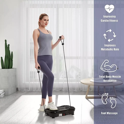 Vibration Plate Exercise Machine Whole Body Workout Lose Weight Fitness Machine - Picture 8 of 15