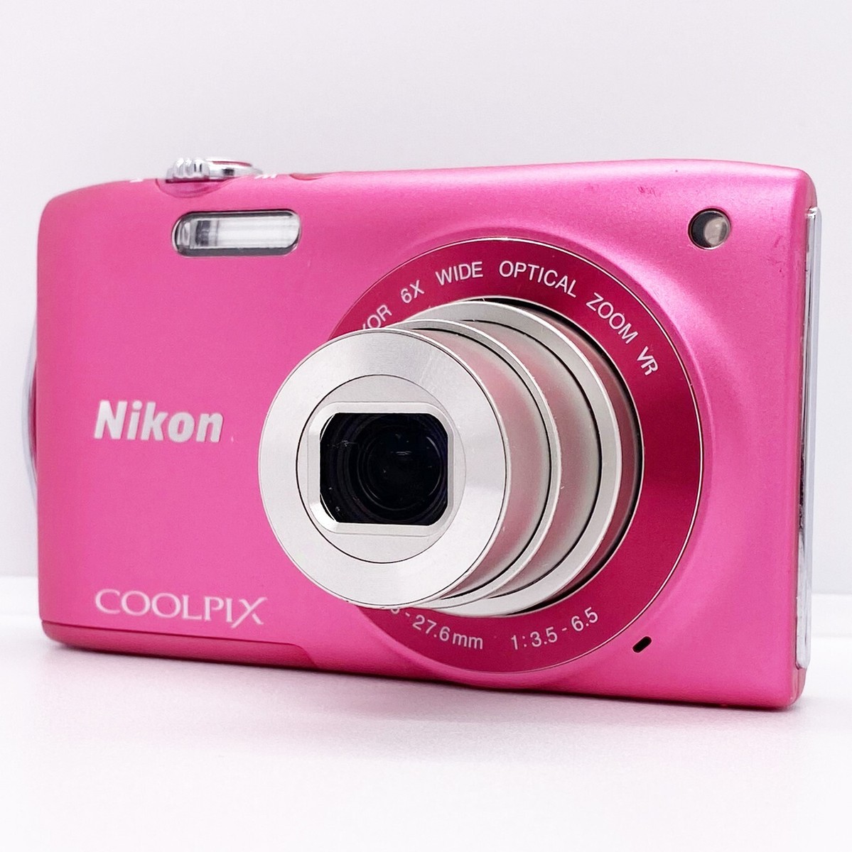 Nikon COOLPIX S3300 Strawberry Pink 6x Zoom 16.0MP Digital