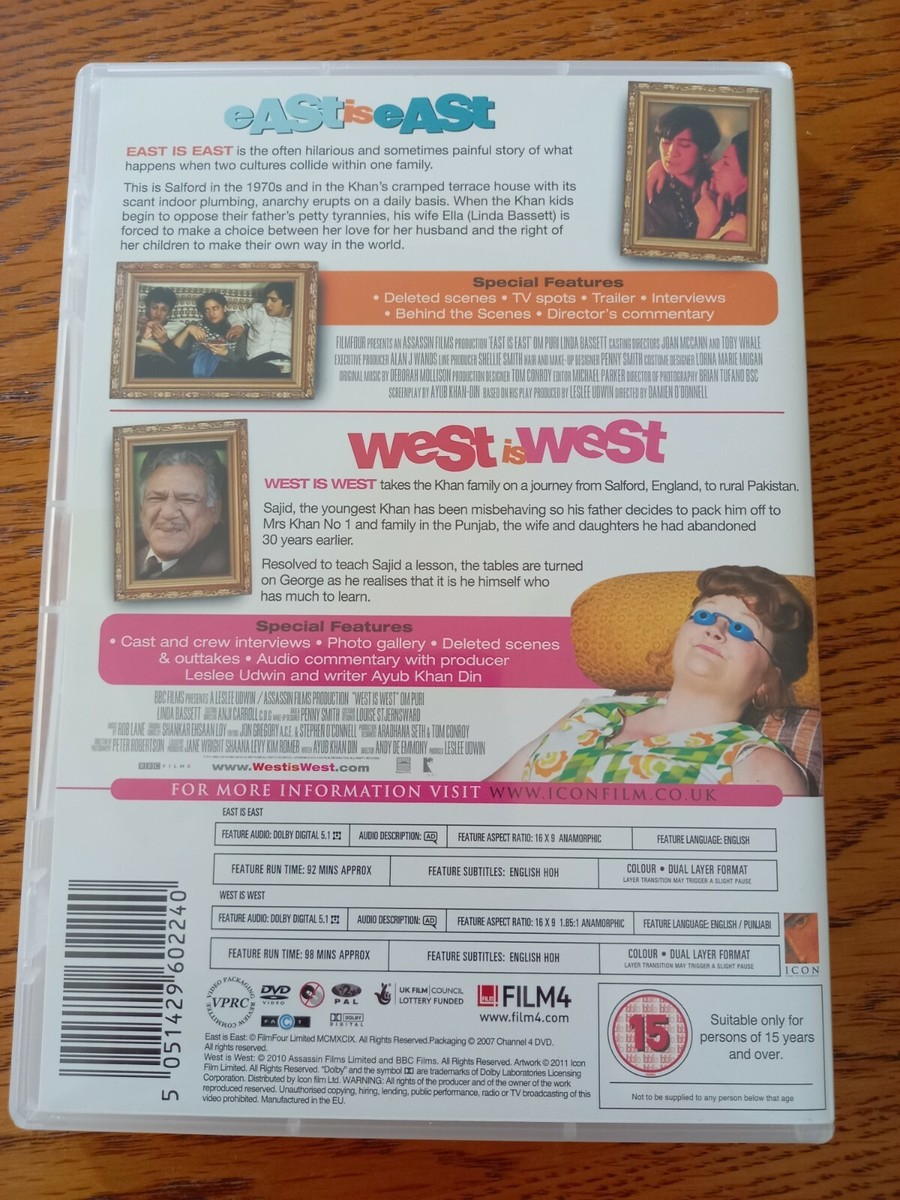 EAST IS EAST / WEST IS WEST DVD 2 FILMS COMEDY | eBay