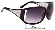 SFx Replacement Sunglass Lenses Fits Gucci Gg2999/s - 65mm Wide