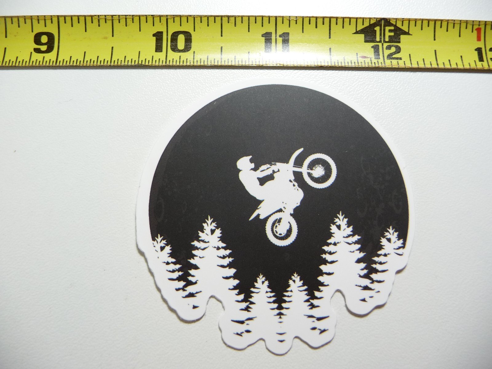DIRT BIKE JUMP SET MOON DECAL STICKER MOTOCROSS RIDING MOTORCYCLE