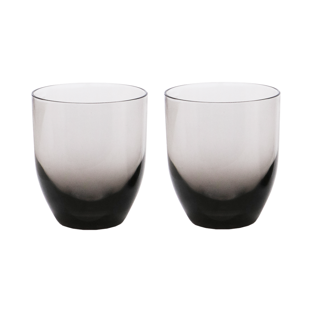 Travellife Feria Smokey Plastic Picnic Drinking Glass - Pack of Two