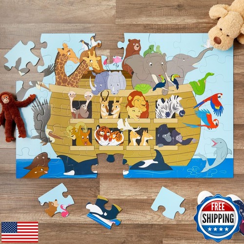 48 Piece Jumbo Floor Puzzle for Kids Ages 3-5 and 4-8, 2x3 Feet Giant Jigsaw - Picture 2 of 5