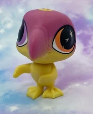 Littlest Pet Shop No # Nectar Pink Yellow Lucky Puffin Glow Star Eyes