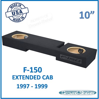 Ford F150 Extended Cab / Super Cab 1997 - 1999 10'' Sub Box Subwoofer Enclosure