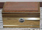 Vtg  Duk-It McDonald Products Organizer Mail Holder Walnut Metal Modern Design — photo 6