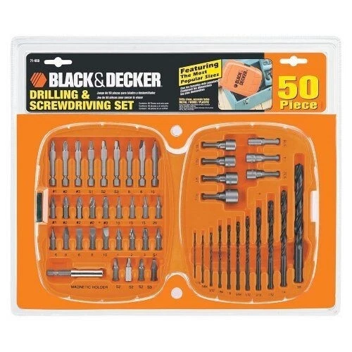 Black & Decker 71-950 50 Piece Drilling and Screwdriving Set