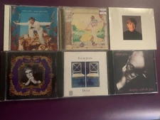 Lot Of 6 Elton John CD Goodbye Yellow Brick Road, Greatest Hits, Duets, The One