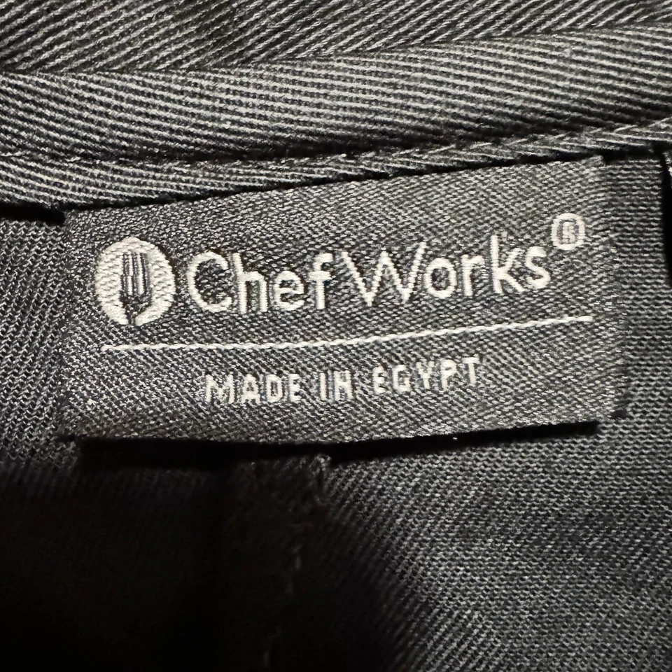 Chef Works Bast Bastille Black Chef's Coat Adult Size L New With Tags Halloween - Image 4 of 4