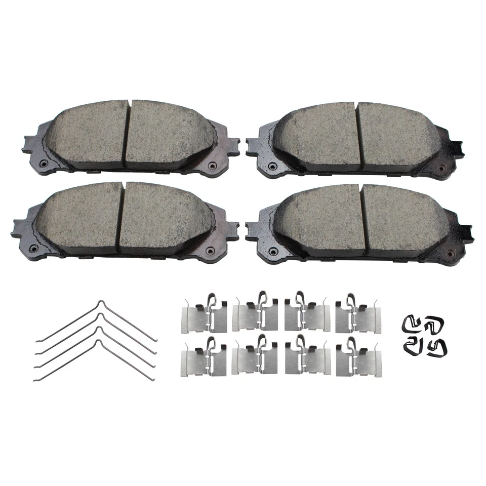 Juego de pastillas de freno de disco delanteras Akebono ProACT para Toyota Sienna 2015-2018 Foto 4 de 4