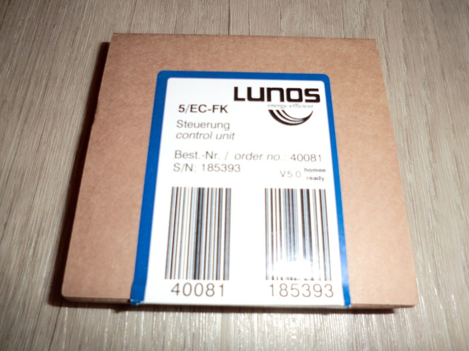 Lunos Gorgeous control board 40081 with 2021 new and N humidity sensor temperature