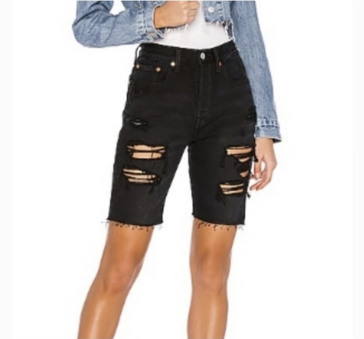 levi 501 slouch short