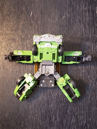 Transformers Cybertron Deluxe Downshift Figure Hasbro Takara 2005 Green Car Toy - Picture 6 of 16