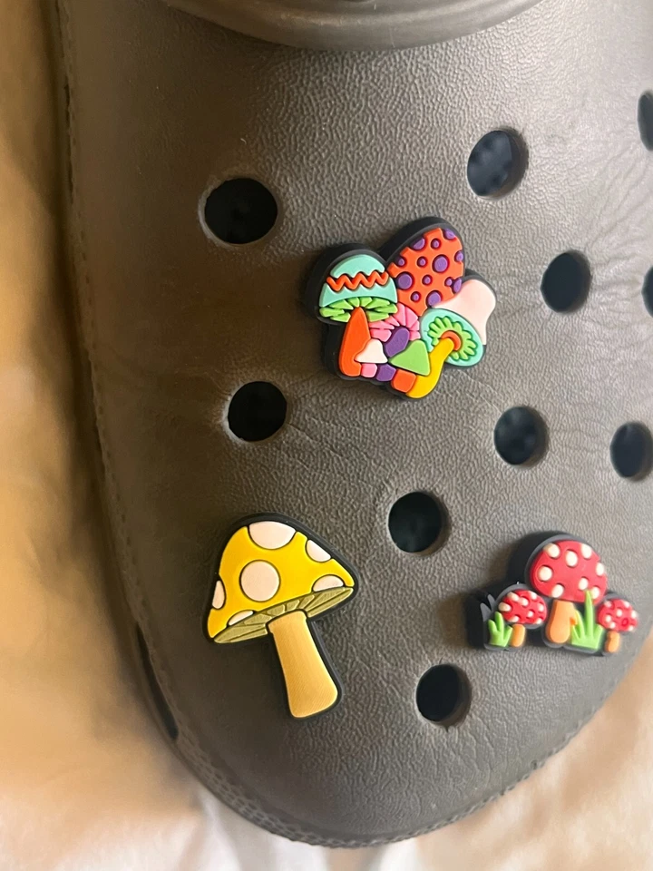 15 шт. Trippy Психоделические Грибные Подвески для Крокодила/Jibbitz - Изображение 4 из 4