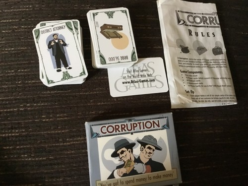 Corruption - atlas games - Card Game