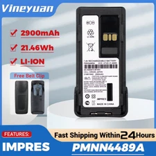 7.4V 2900mAh PMNN4489A IMPRES Battery for Motorola GP328D+ GP338D+ P8668i P8608