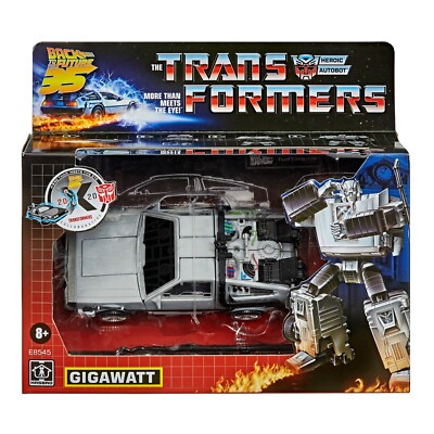 TRANSFORMERS GIGAWATT バック・トゥ・ザ・フューチャー Transformers Back to the Future Mash-Up Delorean Gigawatt