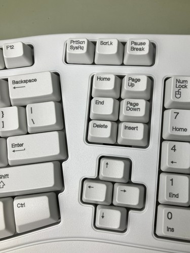 Microsoft KU-0045 Natural Keyboard Elite Wired PS/2 Ergonomic Keyboard - Picture 3 of 9