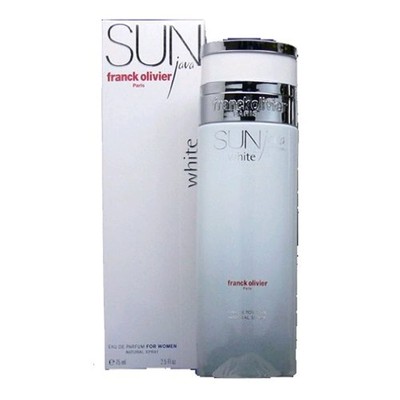 Franck Olivier Sun Java White By Olivier 2.5 Oz Eau De Parfum Spray For Women