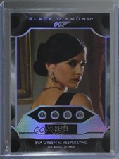 2025 James Bond Black Diamond Relics 21/25 Quad as Eva Green Vesper Lynd 02aj