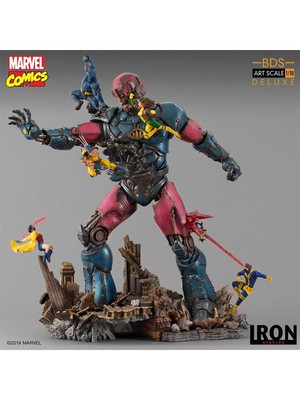 Statue Sentinel Vs X-men #1 - Marvel Comics - Bds Art Scale 1/10 - Iron Studios