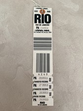Etiqueta de equipaje Pan Am RIO