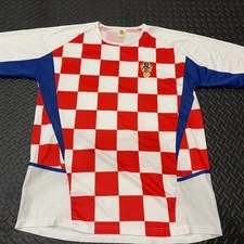 NEW W/O TAGS VTG RARE CROATIA FOOTBALL SOCCER SHIRT KIT JERSEY HNS MENS 2XL