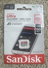 Sandisk Ultra 256GB MicroSD Memory Card Class 10 for full HD Video UHS-I