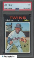 1971 Topps #95 Luis Tiant Minnesota Twins PSA 5 EX