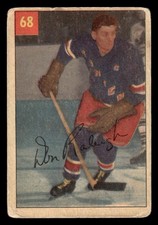1954 PARKHURST DON RALEIGH 68 GOOD LUCKY PREMIUM CARD SET BREAK NEW YORK RANGERS