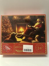1000 Piece Christmas Puzzle Santa Reading Holiday