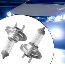 2 x H7 Bulbs 2v 55W 6000K Car headlight Halogen Bulb New Boxed Single