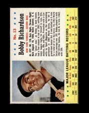 1963 Post Set-Break # 13 Bobby Richardson NR-MINT *GMCARDS*