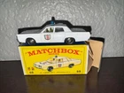 Matchbox Lesney 55 Mercury Police Car 1960s
