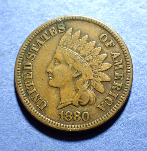 1880 Indian Cent  VF
