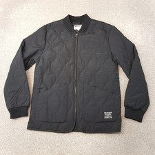 Stronghold Mens Jacket Medium Black Quilted P...