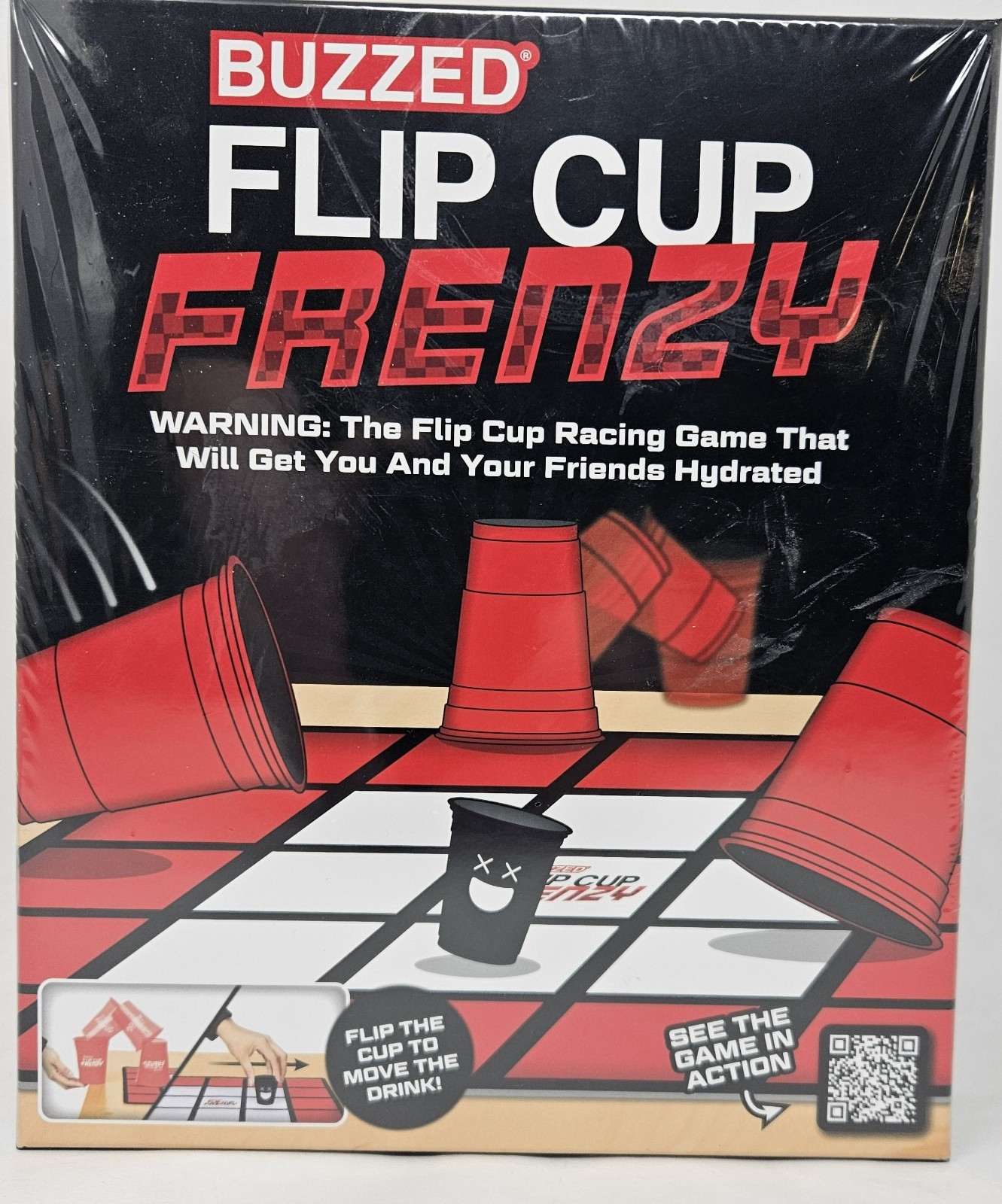 Buzzed Flip Cup Frenzy Racing Party Game