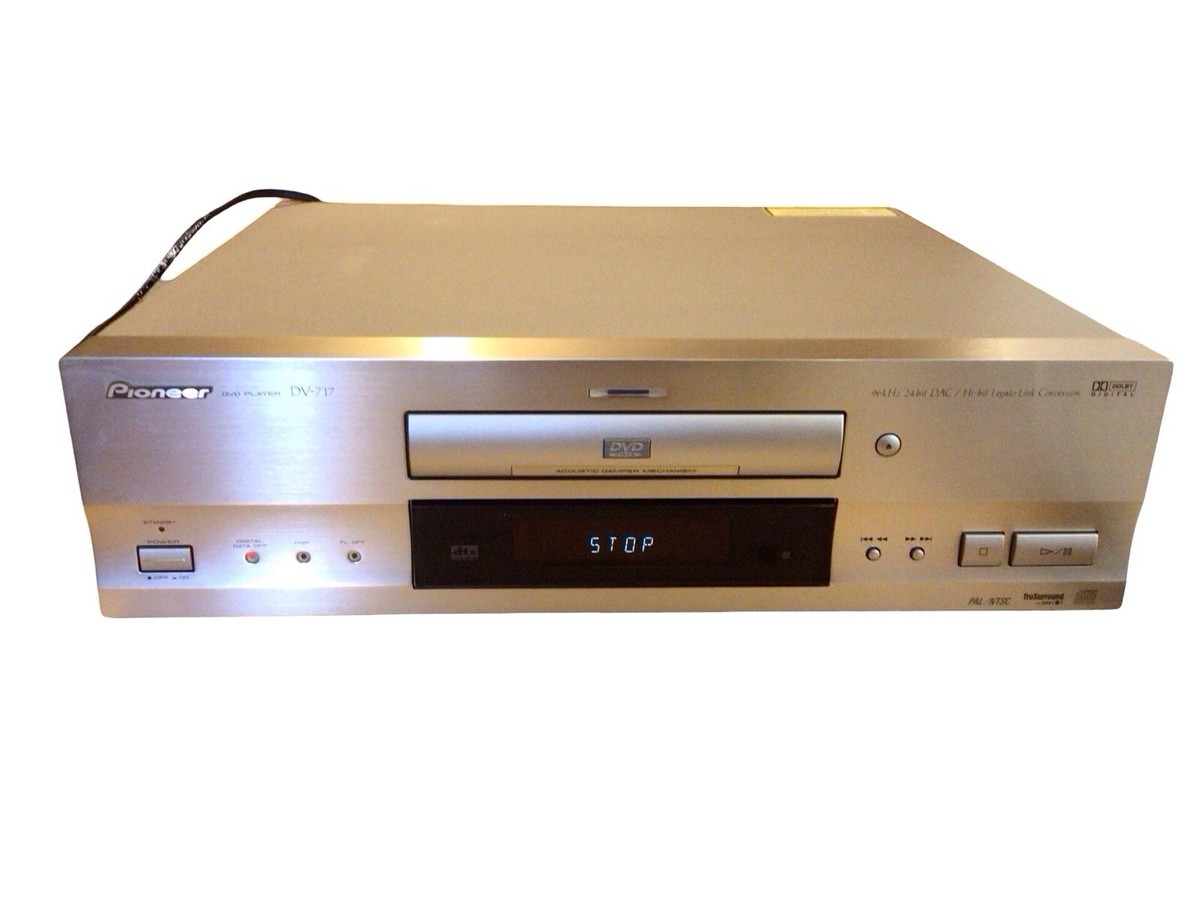 Pioneer DV-717 DVD CD Player Multi Region Good Condition