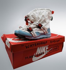 NikeCraft Tom Sachs Mars Yard Overshoe AH7767-101 Men  s US 11 White Red Blue