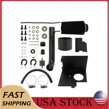 Cold Air Intake Kit Heat Shield For 2012-17 Jeep Wrangler Pipe Power Flow Hose
