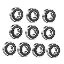 PCS 608 2RS Ball Bearings, Double Rubber Sealed Shielded Deep Groove 10